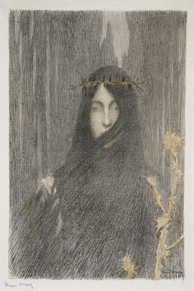Tete de femme (Head of a Woman), 1897 by Henri Martin
